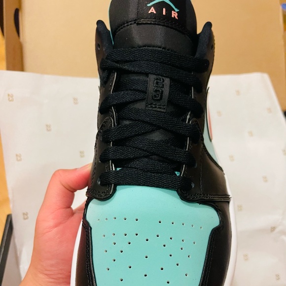 Nike Air Jordan 1 low tiffany blue /black - Picture 1 of 3